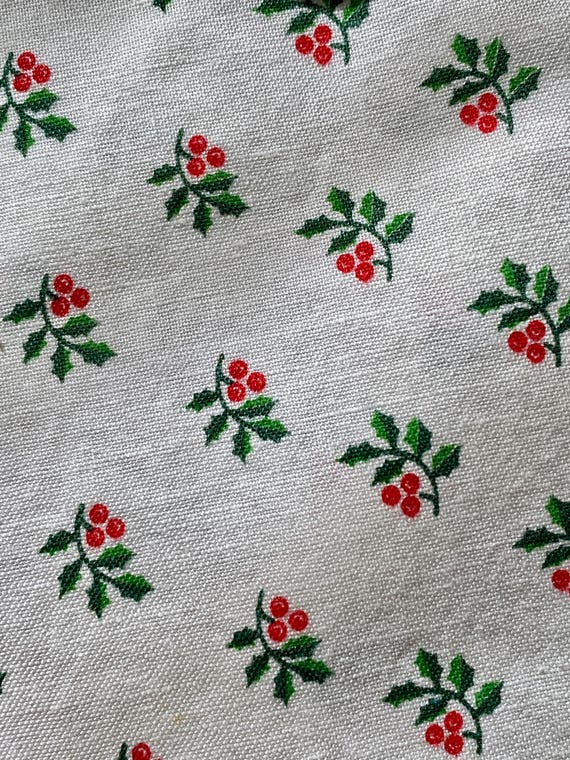 Holly Days Cotton Fabric: Sold as Fat Quarters