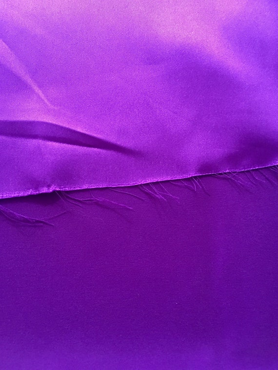 Stretch Satin by Lauren Hancock, Grape color, 57/59" wide, Sold by the yard.