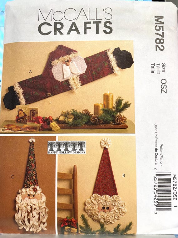 Christmas Home Decor Pattern: McCalls Crafts- M5782