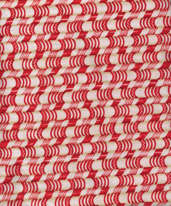 Candy Cane Stick Fabric, Licensed to MM Fabrics, Inc.- 42" wide x 35.5" long