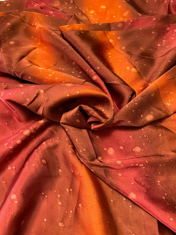 Water Drops Illusion Fabric: Vintage, Sold as a 3 Yard Piece, Color Varies