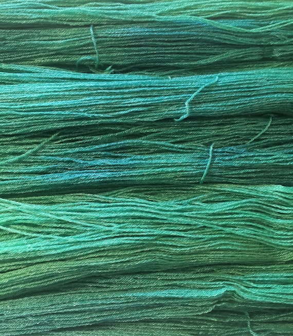 EVERGREEN Wool/Tencel Sock Yarn Indie Hand Painted Soft and Unique