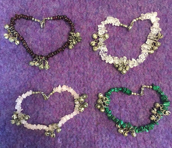 Gemstone Ankle Bracelet