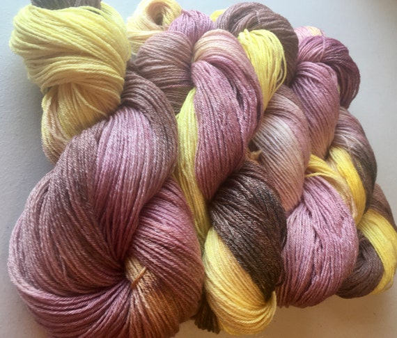 NEAPOLITAN Wool/Tencel Sock Yarn Indie Hand Painted- 4 Hanks Available, Choose Quantity at Checkout