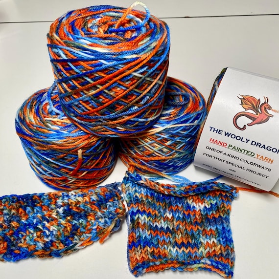 Atlantis Worsted Merino Yarn- Hand Painted