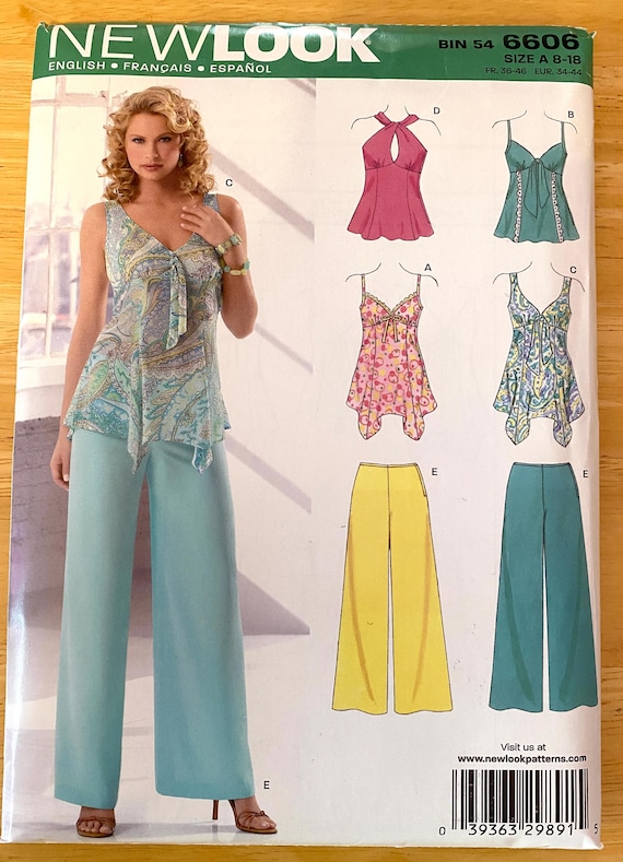 Sewing Pattern: Flowy Pants and Tops- New Look 6606