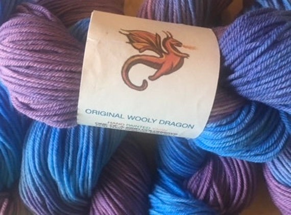 BONNIE HEATHER 100% Organic Merino Worsted Yarn, Indie Kettle Dyed