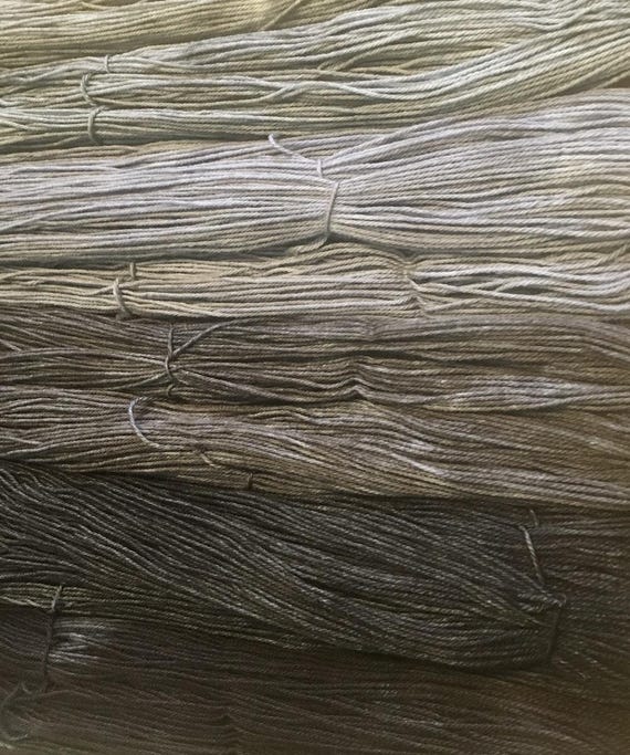 RAVENNA Color-Gradient Yarn Set of 5 skeins of 100% Baby Alpaca