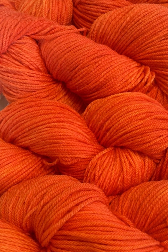 TANGERINE DREAMS Indie Kettle Dyed DK Superwash Merino Yarn