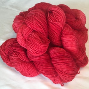 FROSTED CANDYAPPLE Indie Kettle Dyed DK Superwash Merino Yarn- 5 Hanks Available, Choose Quantity at Checkout