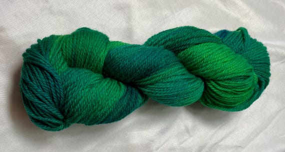 KERMIT: 100% Wool Yarn- Hand Dyed