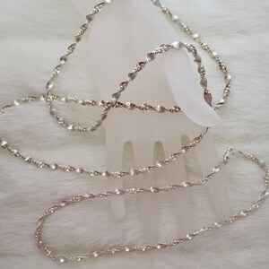 Sterling Silver Twist Chain Necklace