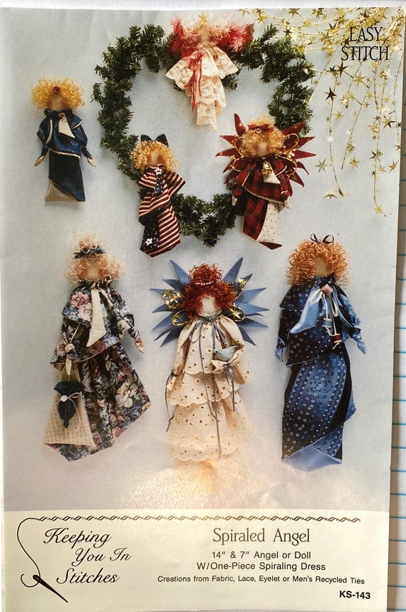 Spiraled Angel Pattern by Keeping You in Stitches