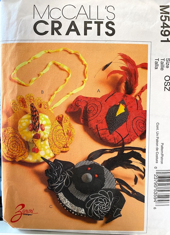 It's a Bird, It's a Purse, It's a Sewing Pattern by Zamoni Designs for McCall's 5491