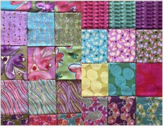 Fat Quarters 100% Cotton in Warm, Coordinating Colors