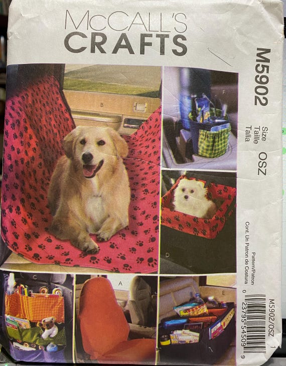 McCalls 5902 Sewing Pattern: Car Organizers