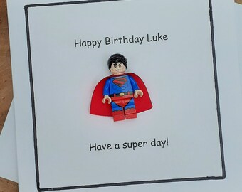 PERSONALISED SUPERHERO BIRTHDAY CARD DAD SON BROTHER ANY NAME OR AGE CA PERSONALISED SUPERHERO BIRTHDAY CARD DAD SON BROTHER ANY NAME OR AGE CA