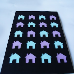 A6 Hand Cut House Greetings Card