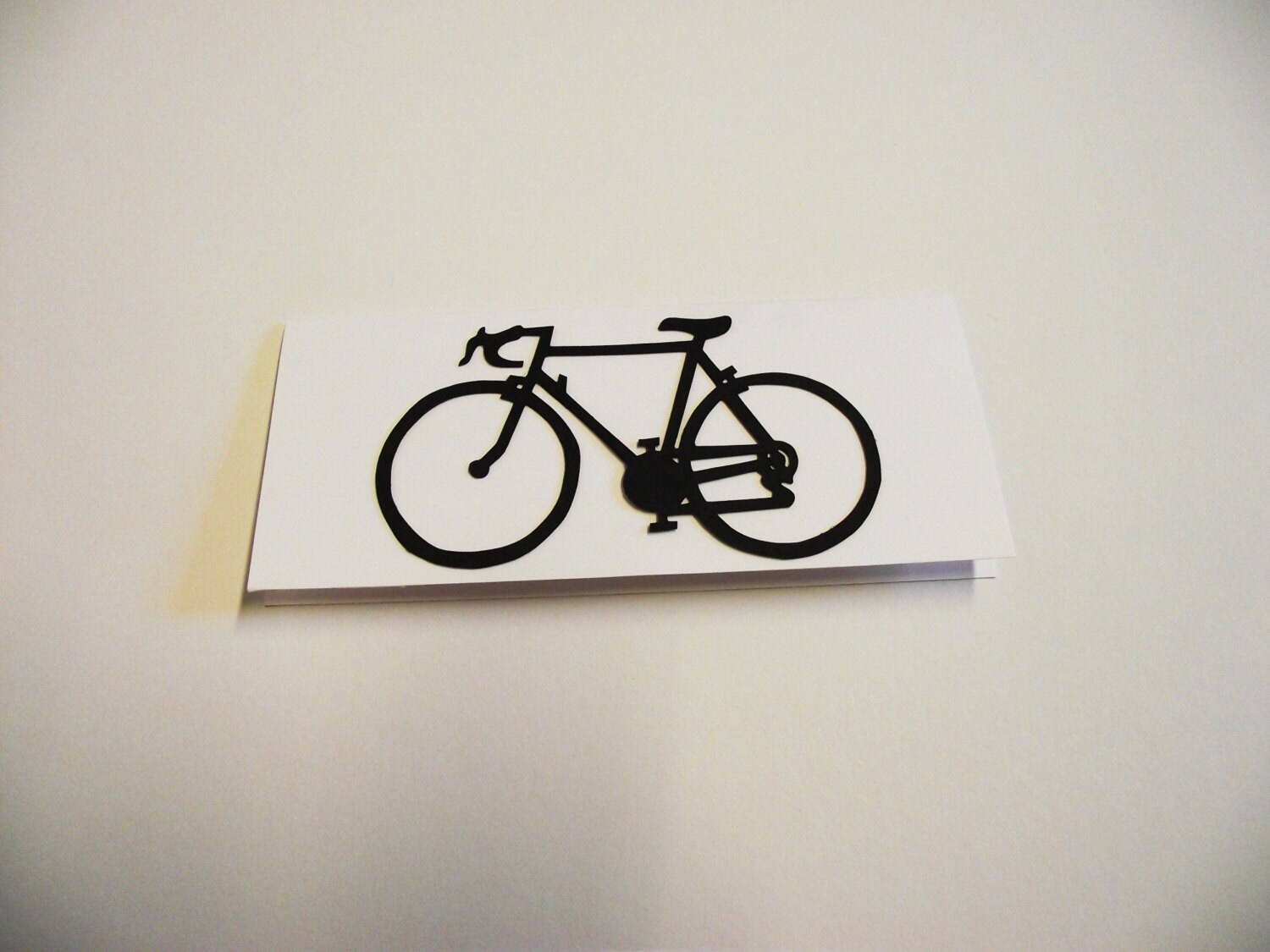 Hand Cut Bike Card Etsy UK