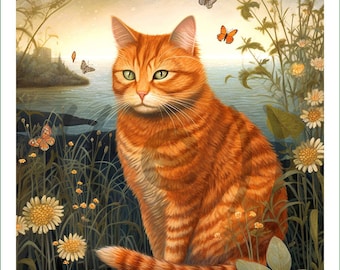 作製用生地/パネルと組み合わせて　花柄、猫他 黒猫柄花柄ファブリックパネル：モザイク風デジタルプリント - Etsy 日本