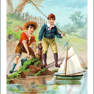 stoffen panel - vintage reclame (1)