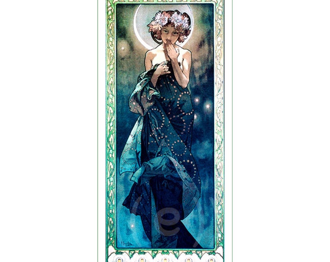 Fabric Panel Alphonse Mucha 53-200. for Sewing Patchwork - Etsy