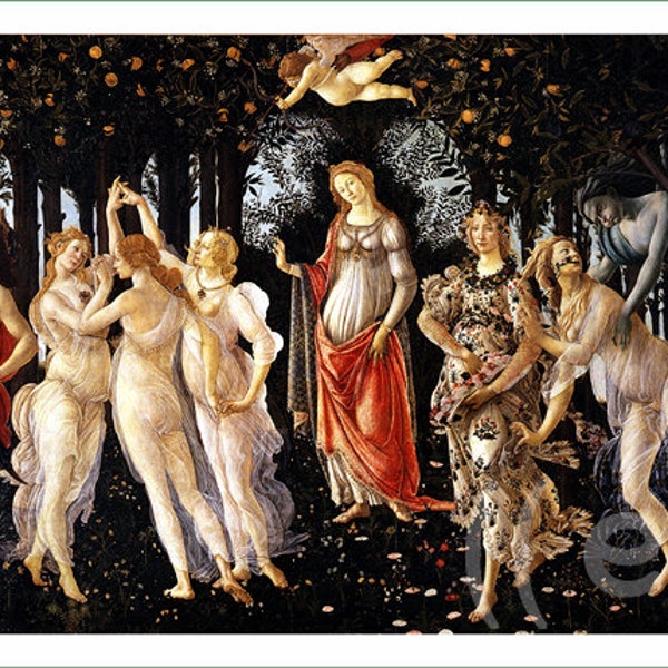 tissu panneau -peinture de Sandro Botticelli (1)