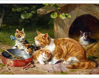 fabric panel - Julius Adam (4). For sewing, patchwork, quilting. Fabric panels, quilt panels, fabric panel for quilting, cat, animal fabric