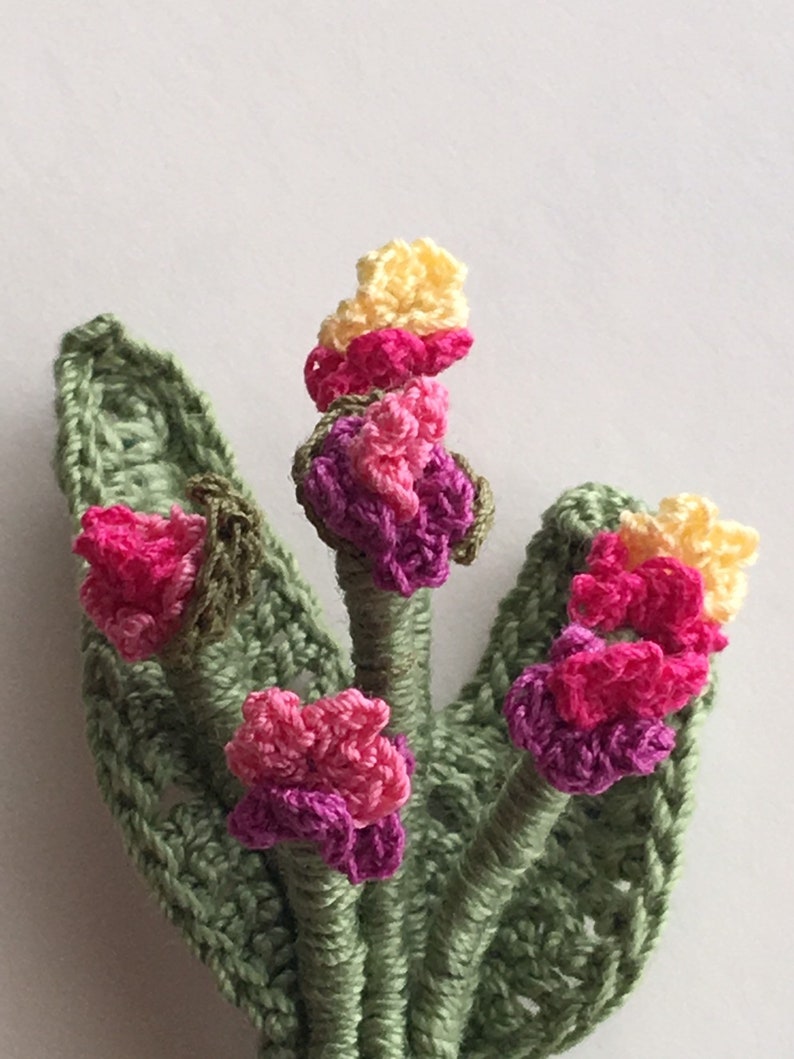 FLORAL BOUTONNI\u00c8RES CROCHET flowers spring bouquet brooch pin free shipping