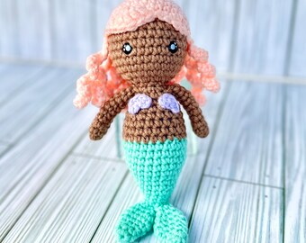 Mermaid Amigurumi, Crochet Mermaid, Mermaid, Crochet Doll