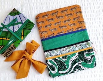 Pochette à langer  - collection AFRICA 1  - pour Couches et lingettes