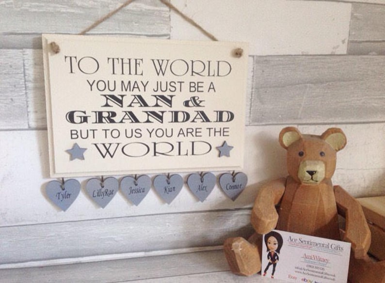 Personalised Nan and Grandad Gift Present for the | Etsy UK