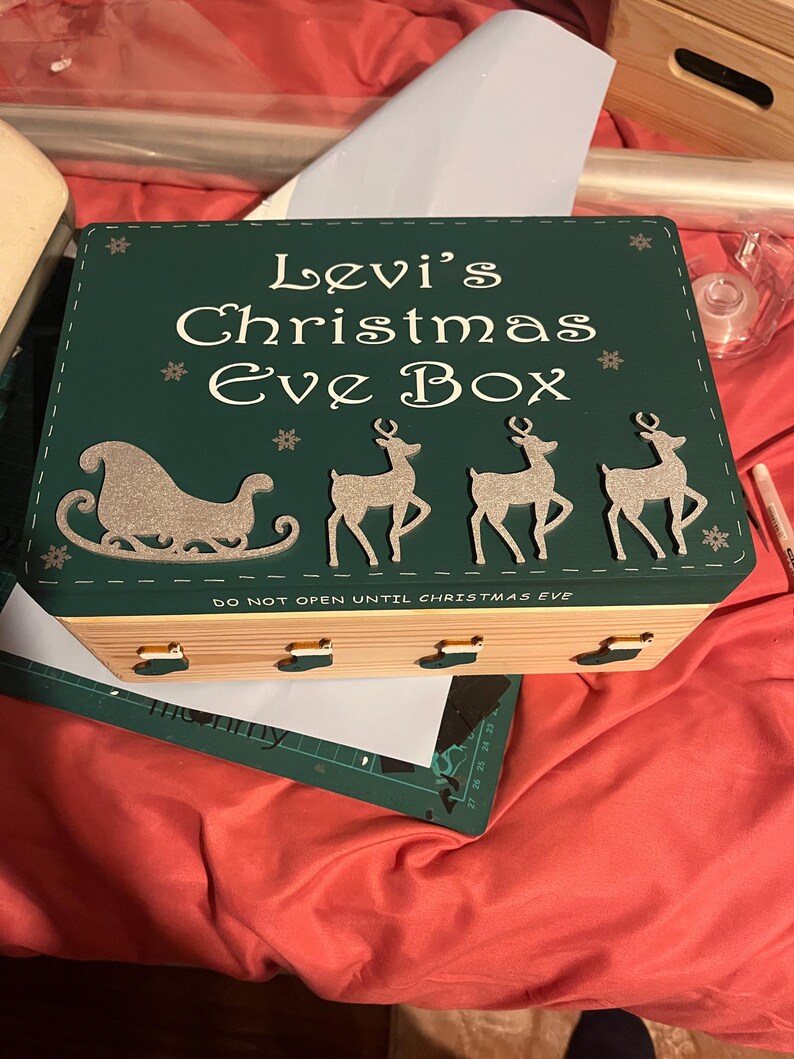 Personalised Christmas eve box, Family fun xmas, Tradition maker image 4