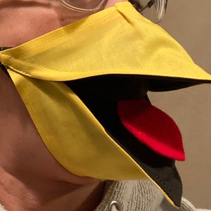 Talking Bird Mask: Moving Beak, Gag Gift, Cosplay Mask