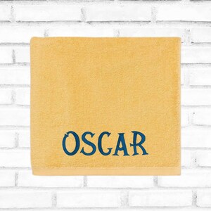 Personalized Bath Towel, Embroidered Towel for Graduation gifts, bathroom decor, house warming. Personalized towels with emboidered name