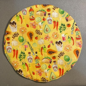 Handmade Mexican Microwavable Tortilla Warmer- Keep your tortillas warm and delicious. Serve freshly heated tortillas in style on Taco Night