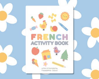 French Learning Printable Activity Book for Children