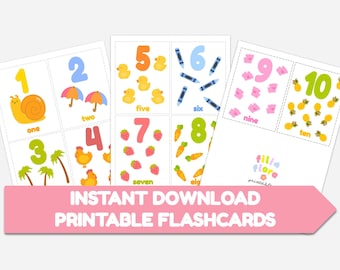 Printable Finger Counting Flashcards for Numbers 1-10: Real Images With ...