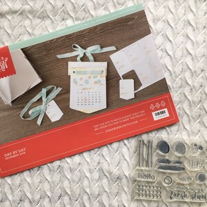 Day by Day Exclusive Stamp set from Paper Pumpkin by Stampin&#39; Up, STAMPS ONLY, set of 14 stamps, December 2018
