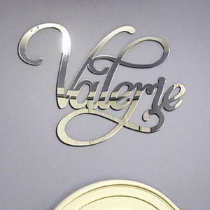 Mirror Name Sign for Baby Room Decoration image 4