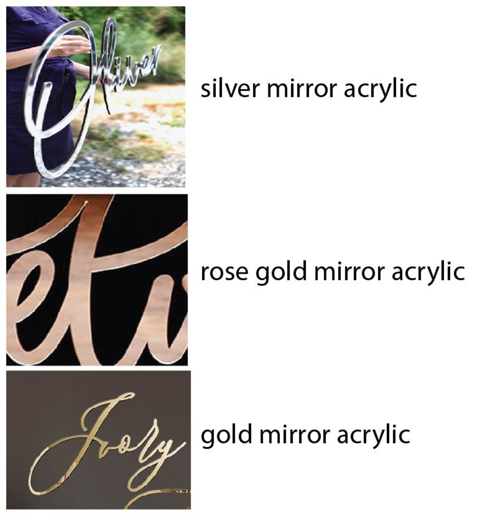 Two Names Sign Two Names Gold Mirror Baby Sign - Etsy