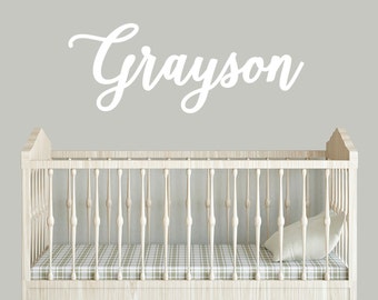 large baby wall name sign for above crib or nursery name sign