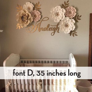 ON SALE TODAY Name Sign, Large Laser Cut Name Sign, Baby Name Sign image 9