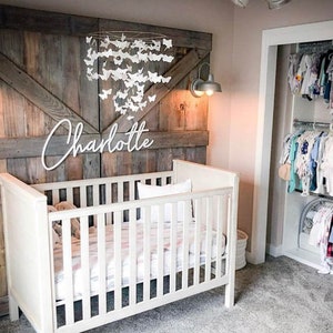 Modernes Schrift Baby Namensschild