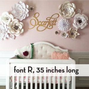 ON SALE TODAY Name Sign, Large Laser Cut Name Sign, Baby Name Sign image 8