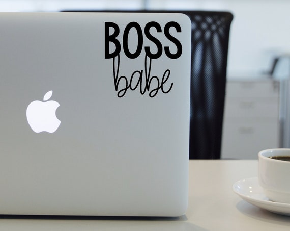 Boss Babe Vinyl Decal Boss Babe Boss Babe Sticker Girl