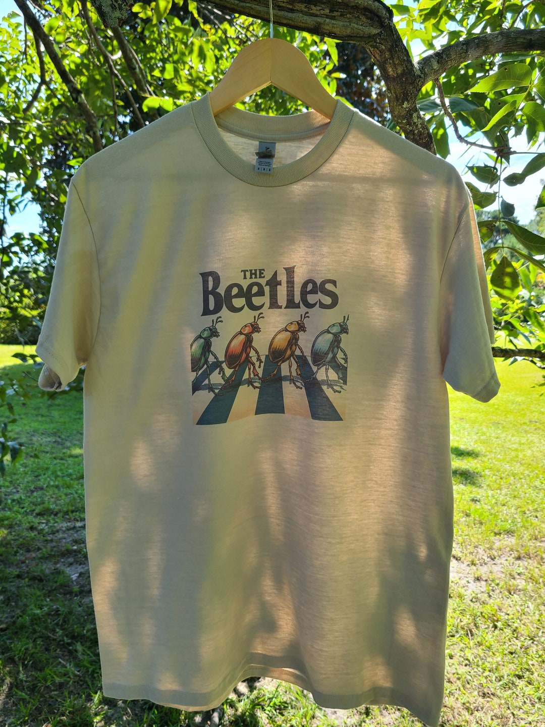 Beetles Cotton Blend Band Tee