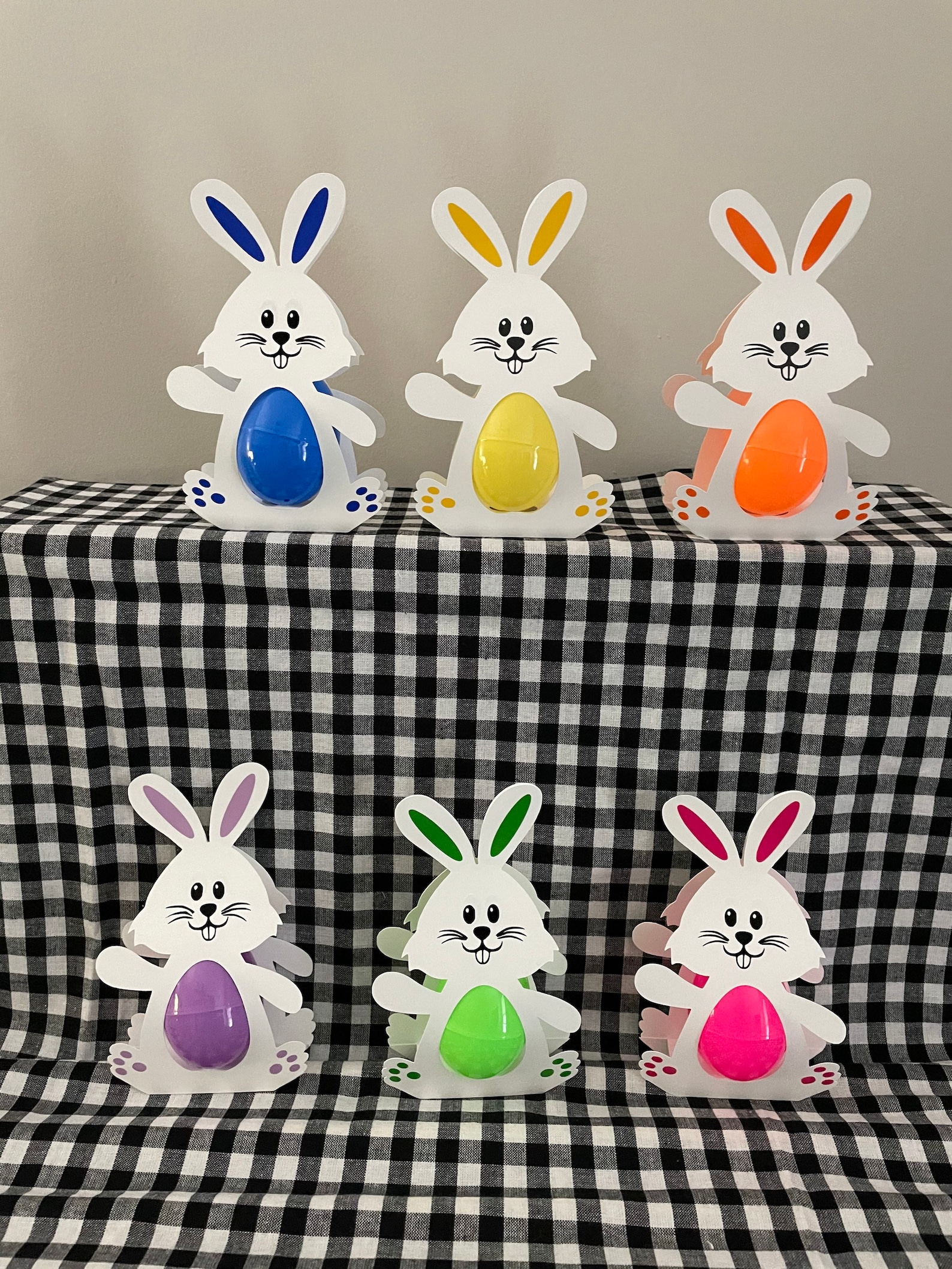 Easter Egg Holder Easter Bunny Egg Holders Easter Party Etsy