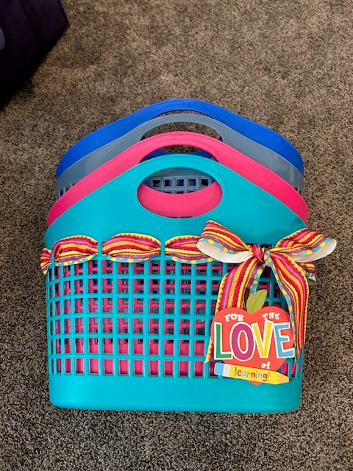 Teacher Tote, Teacher Appreciation Gift, Gift for Teacher, Mesh Bag ...