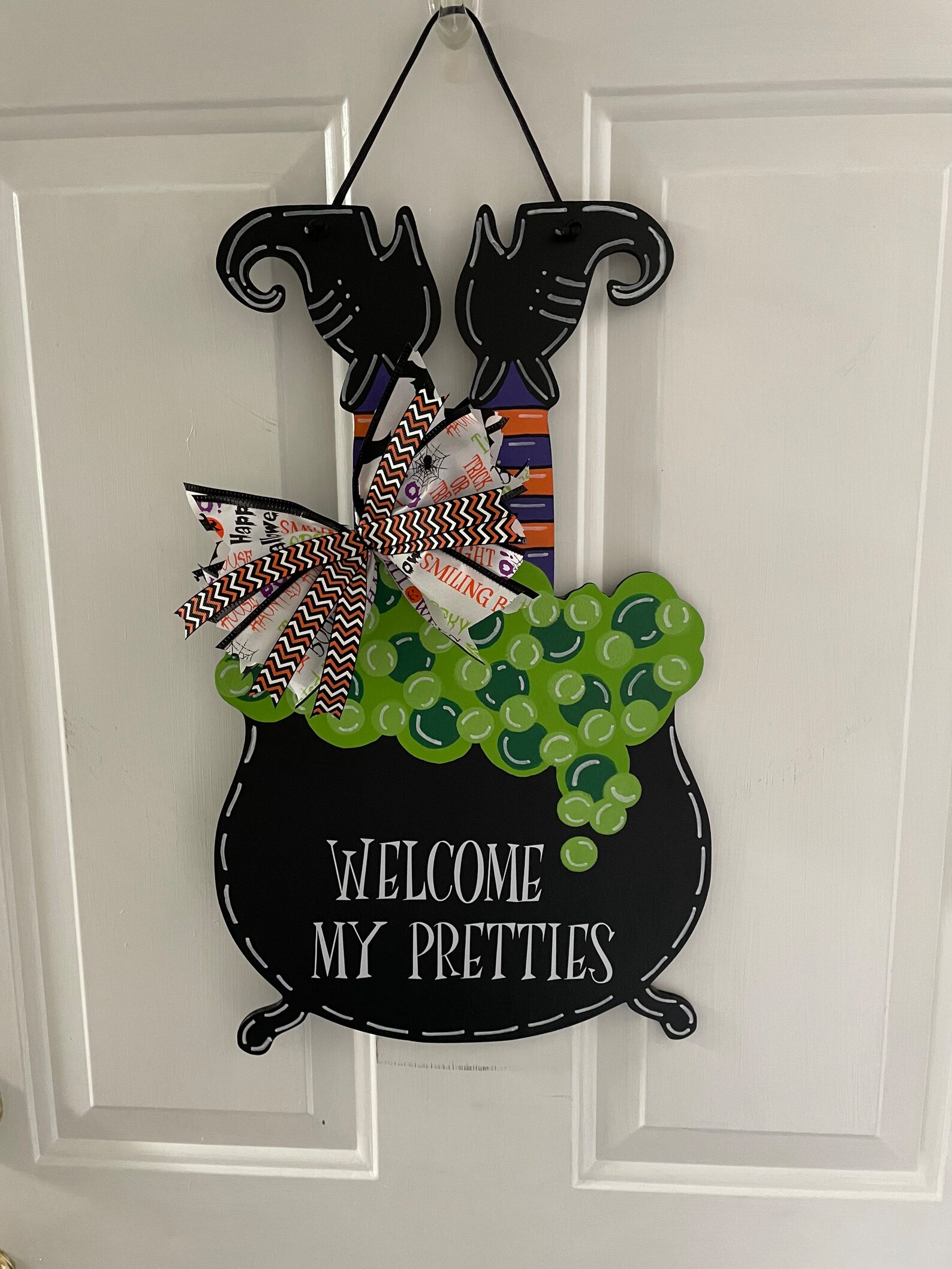 Halloween Door Sign Halloween Front Door Sign Halloween Etsy